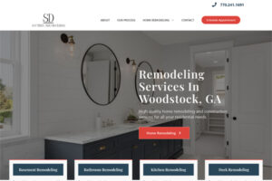 Southern Dreambuilders web design project