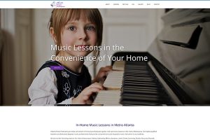 Atlanta Piano Fortissimo web design project